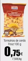 Oferta de Froiz - Torreznos De Cerdo por 0,75€ en Froiz