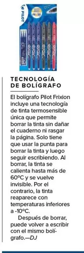 Oferta de Pilot - Tecnología De Bolígrafo en Costco