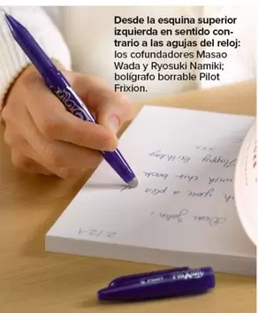 Oferta de Esquina - Prixion - Desde La Esquina Superior Izquierda En Sentido Con-Trario A Las Agujas Del Reloj. Los Cofumadores Masao Vida Y Ryouku Napoli Boligrato Borrable en Costco