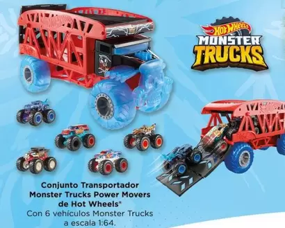 Oferta de Hot Wheels - Monster Trucks Conjunto Transportador en Costco