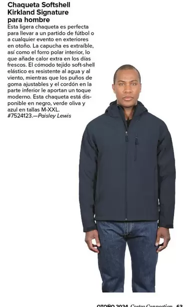 Oferta de Polar - Chaqueta Softshell Kirkland Signature Para Hombre en Costco