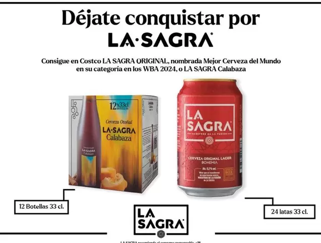 Oferta de Otoñal - La Sagra - Dejate Conquistar Por en Costco