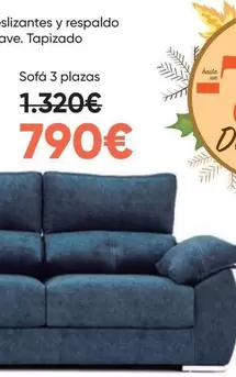 Oferta de Sofá 3 Plazas por 790€ en Hipermueble