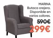 Oferta de Marina Butaca Orejera por 299€ en Hipermueble