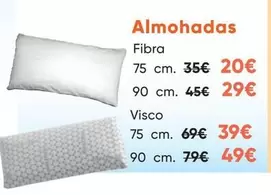 Oferta de Almohadas por 20€ en Hipermueble