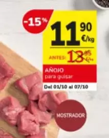 Oferta de Añojo Para Guisar por 11,9€ en Consum