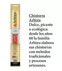 Oferta de Arbizu - Chistorra en El Corte Inglés