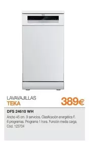 Oferta de Teka - Lavavajillas por 389€ en Expert