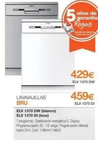 Oferta de Bru - Lavavajillas por 429€ en Expert