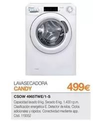 Oferta de Candy - Lavasecadora por 499€ en Expert