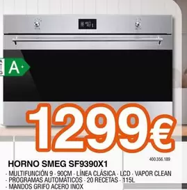 Oferta de Smeg - Horno SF9390X1  por 1299€ en Expert