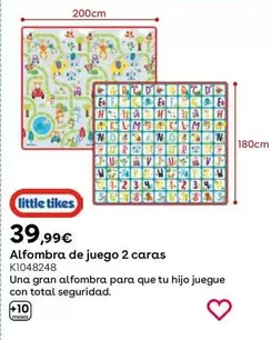 Oferta de  Little Tikes - Alfombra De Juego 2 Caras  por 39,99€ en ToysRus