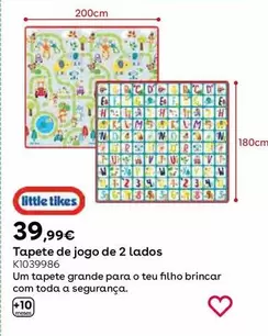 Oferta de  Little Tikes - Alfombra De Juego 2 Caras  por 39,99€ en ToysRus