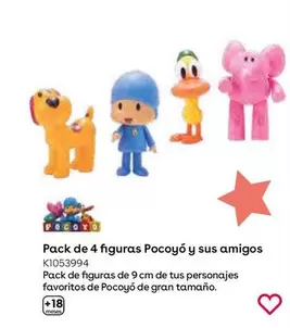 Oferta de Pocoyo - Pack De 4 Figuras Pocoyó Y Sus Amigos en ToysRus