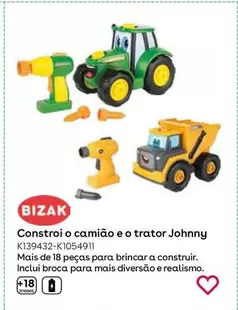 Oferta de Bizak - Construye El Camión O El Tractor Johnny  en ToysRus