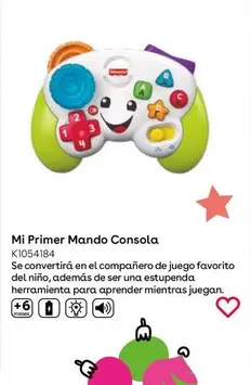 Oferta de Mi Primer Mando Consola en ToysRus