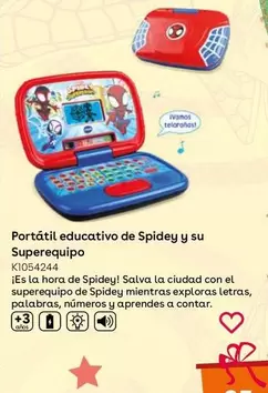 Oferta de Portátil Educativo De Spidey Y Su Superequipo en ToysRus