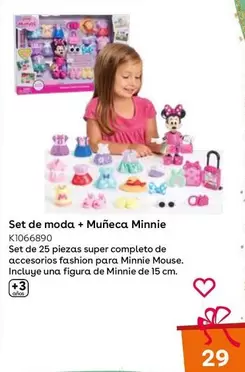 Oferta de Set De Moda + Muñeca Minnie en ToysRus