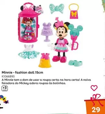 Oferta de Minnie-Fashion Doll 15Cm en ToysRus