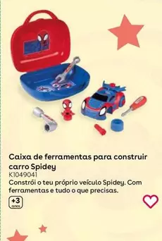 Oferta de Maletín De Herramientas Para Construir Coche Spidey  en ToysRus