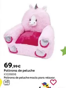 Oferta de Sillon Peluche por 69,99€ en ToysRus