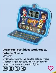 Oferta de Patrulla Canina - Ordenador Portátil Educativo en ToysRus