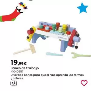 Oferta de Banco De Trabajo por 19,99€ en ToysRus