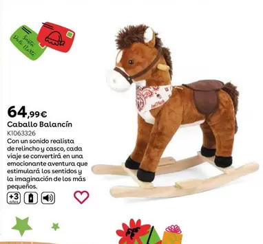 Oferta de  Caballo Balancín por 64,99€ en ToysRus