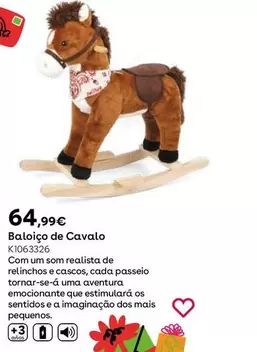 Oferta de  Caballo Balancín por 64,99€ en ToysRus