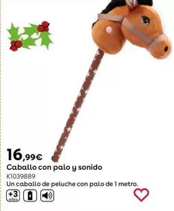 Oferta de Caballo Con Palo Y Sonido por 16,99€ en ToysRus