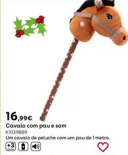 Oferta de Caballo Con Palo Y Sonido por 16,99€ en ToysRus