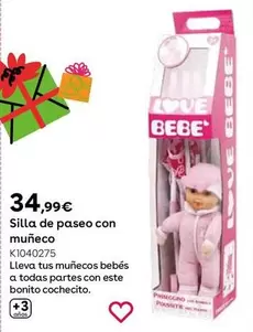 Oferta de Silla De Paseo Con Muneco por 34,99€ en ToysRus