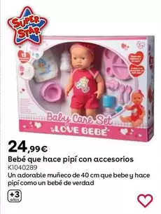 Oferta de Bebé Que Hace Pipí Con Accesorios por 24,99€ en ToysRus