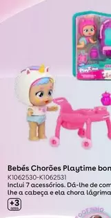 Oferta de Bebés Llorones - Playtime Muñeca Con Accesorios en ToysRus