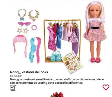 Oferta de Nancy - Vestidor De Looks en ToysRus