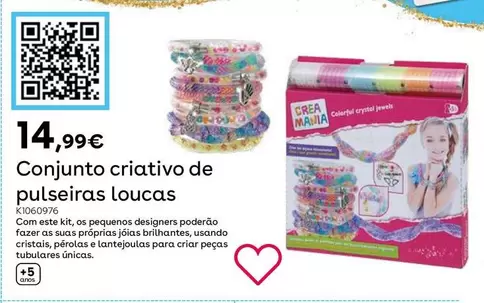 Oferta de Crea Mania - Set Creativo De Pulseras Locas  por 14,99€ en ToysRus