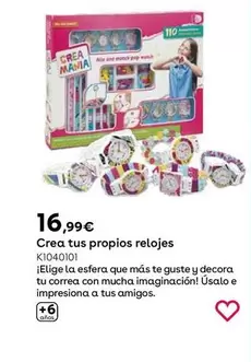 Oferta de Crea Mania - Crea Tus Propios Relojes por 16,99€ en ToysRus