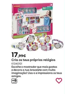 Oferta de Crea Mania - Crea Tus Propios Relojes por 16,99€ en ToysRus