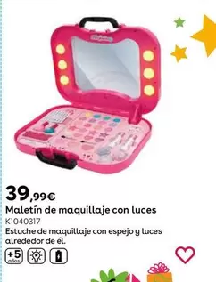 Oferta de Maletín De Maquillaje Con Luces por 39,99€ en ToysRus