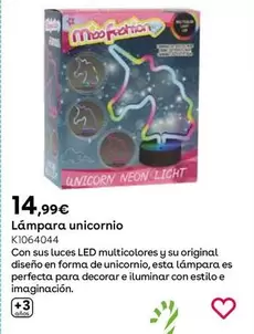 Oferta de Lámpara Unicornio por 14,99€ en ToysRus