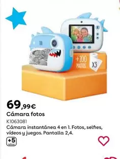 Oferta de Cámara Fotos por 69,99€ en ToysRus