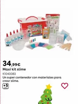 Oferta de Maxi Kit Slime por 34,99€ en ToysRus