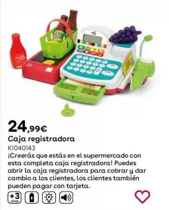 Oferta de Caja Registradora por 24,99€ en ToysRus