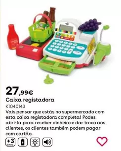 Oferta de Caja Registradora por 27,99€ en ToysRus