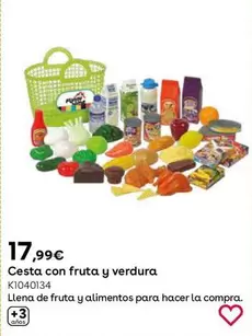 Oferta de Cesta Con Fruta Y Verdura por 17,99€ en ToysRus