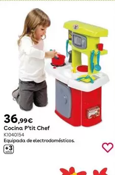 Oferta de Cocina P'Tit Chef  por 36,99€ en ToysRus