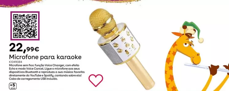 Oferta de Micrófono Karaoke por 22,99€ en ToysRus