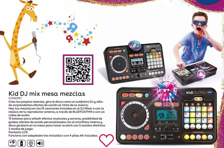 Oferta de Kid DJ Mix Mesa Mezclas en ToysRus