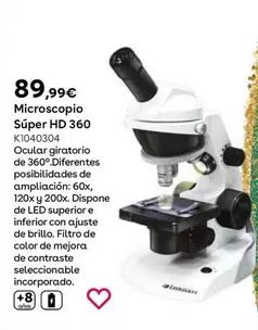 Oferta de Microscopio Súper HD 360  por 89,99€ en ToysRus