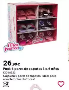 Oferta de Toysrus - Pack 6 Pares De Zapatos 3 A 6 Años por 26,99€ en ToysRus